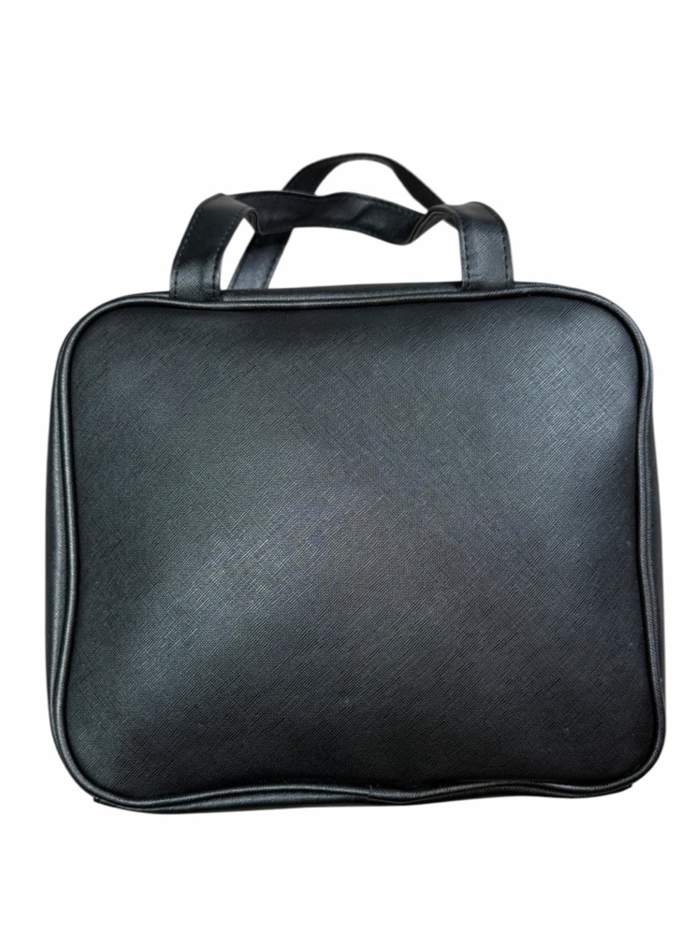 Bebe Black Faux Leather Travel Toiletry Bag/Cosmetic Bag - Picture 3 of 11